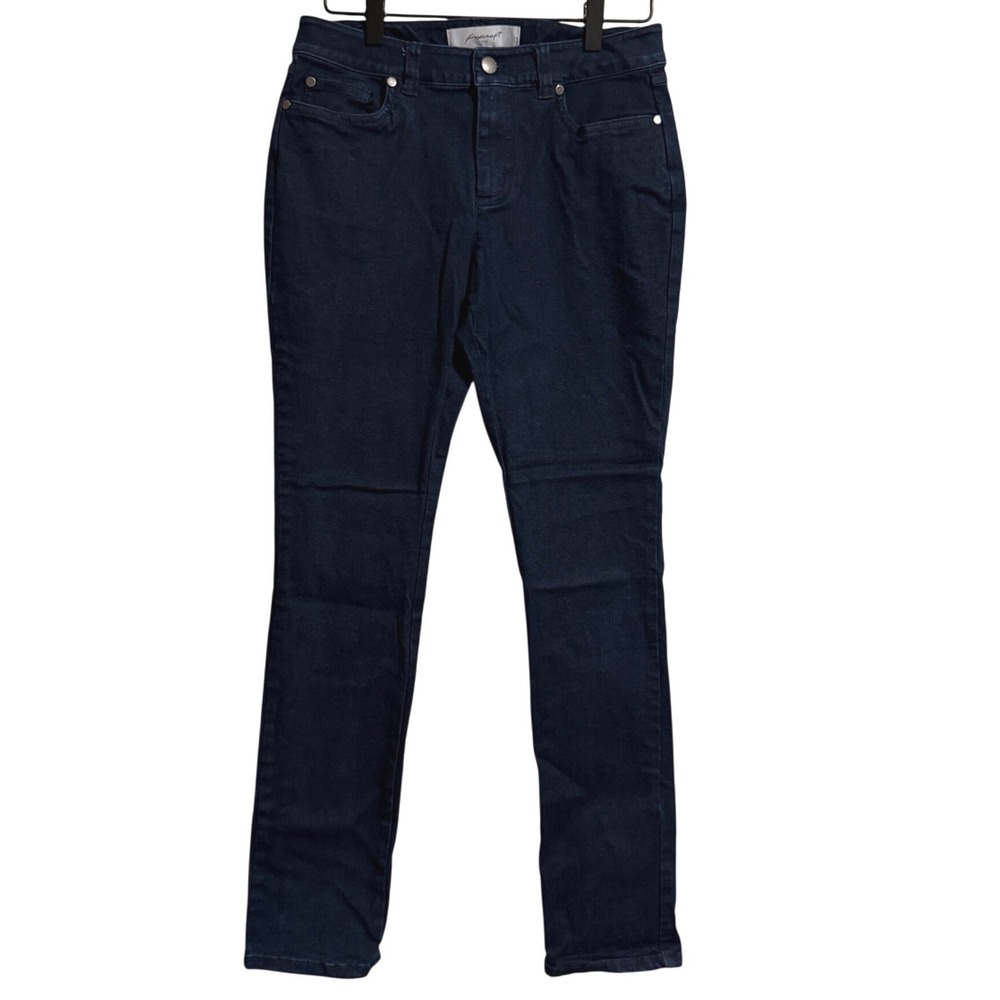 Foxcroft NYC Dark Wash Skinny Jeans Womens‎ 8P Petite Blue Stretch Denim Pants